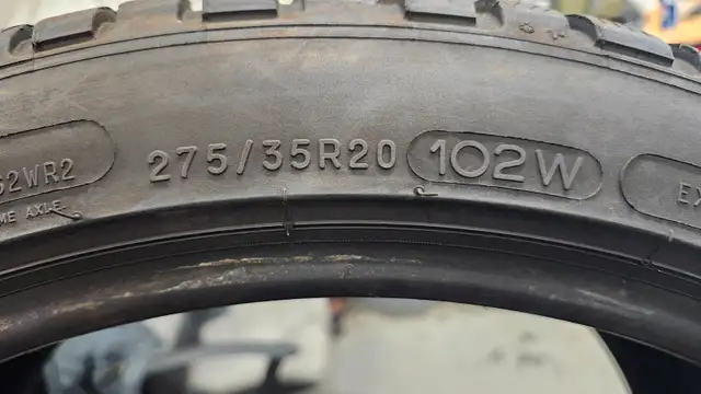 4 pneus d'hiver  Michelin pilot alpin in Tires & Rims in Shawinigan - Image 7