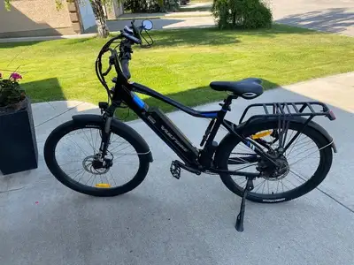 Voltbike Bravo E-Bike equipped with 48V Li-ion 17.5Ah battery, a 500W Bafang hub motor, and 27.5" wh...