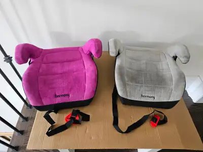 Harmony Backless Booster Car Seat $10 each, View more