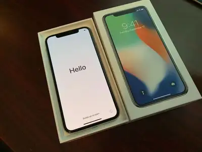 iPhone X 64GB Silver Like New Condition Unlocked, View more