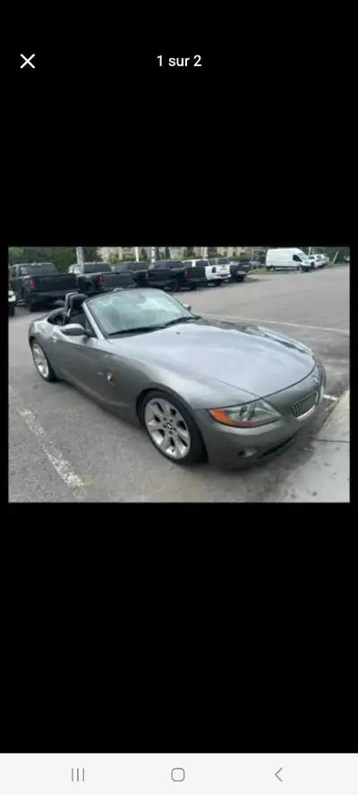 Je mets en vente ma BMW Z4 2004, une décapotable convertible élégante et performante, parfaite pour...