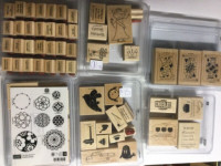 SALE! Stampin' Up Rubber wood-mounted stamp sets