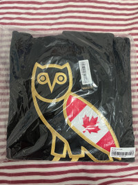 OVO OG Owl Canadian Flag Hoodie Size L DS