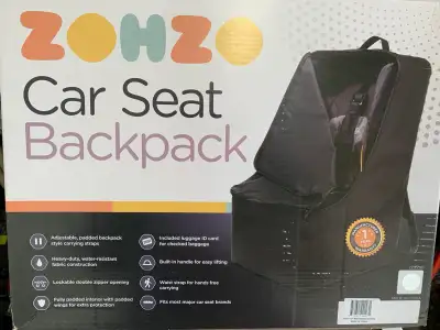 Car Seat Travel Backpack Bag, View more