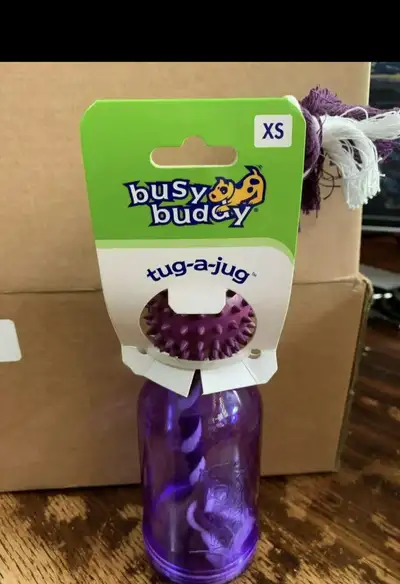 PetSafe BUSY BUDDY TUG A JUG Dog Treat Dispensing Toy XS, View more