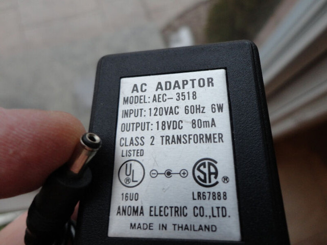 Lots of Assorted AC Plug Adapters -100% working -$5.00 each in General Electronics in Kitchener / Waterloo - Image 4