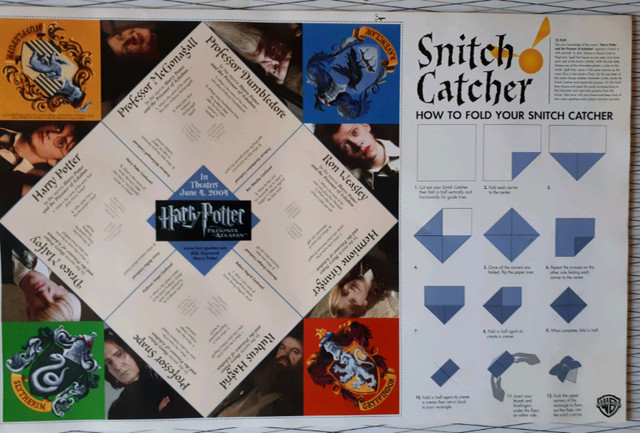 3 Harry Potter Books and Placemat Trivia games in Children & Young Adult in Mississauga / Peel Region - Image 2