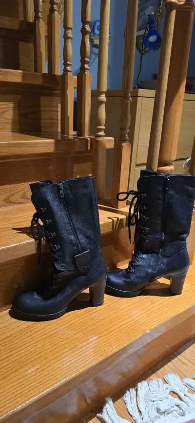Ladies leather boots, View more