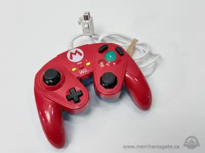 Nintendo Wii Classic Controller Pro Mario Edition Red, View more