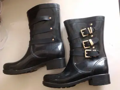 Lemon Jelly size 37 Blaze Boots Women Black Wellington Boots, View more