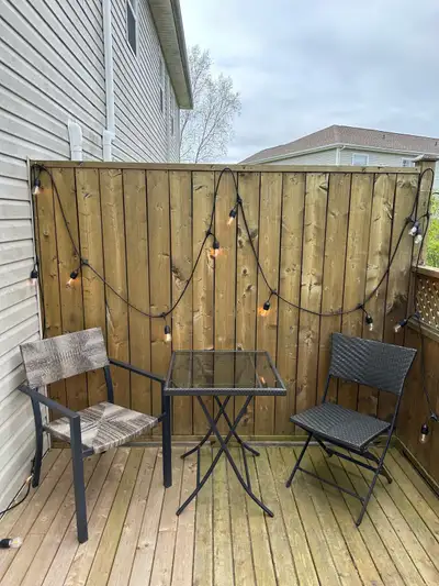 Patio Set Chairs don’t match Must be picked up