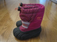 Size 8 toddler Sorel winter boots