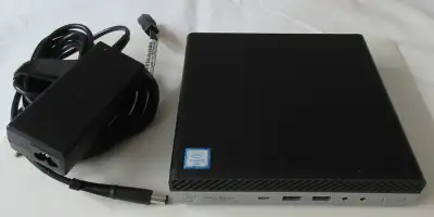 Mini ordinateur HP Prodesk 600 G3 Core-i5-6500T 8Go RAM SSD 256Go, 6x USB 3.0, 1x USB-C, RJ-45, audi...