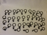 IKEA SYRLIG Metal Curtain Rings with Clips (34)