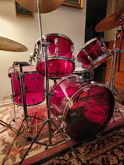 Ludwig vistalite drums, View more