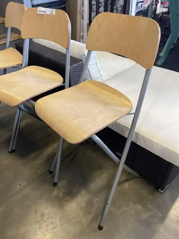 3 FOLDING BAR CHAIRS BY IKEA in Chairs & Recliners in Delta/Surrey/Langley - Image 3