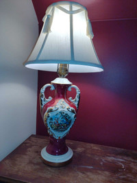 Lampe antique de collection 