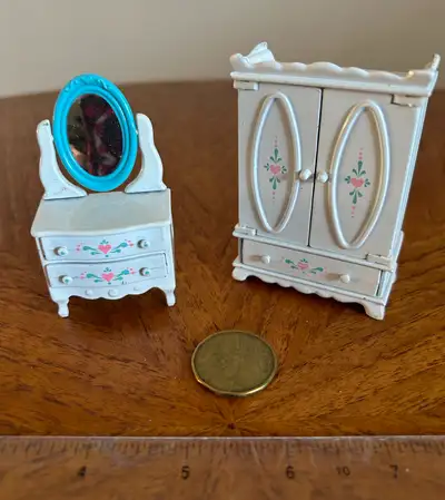 dollhouse wardrobe & dresser, View more