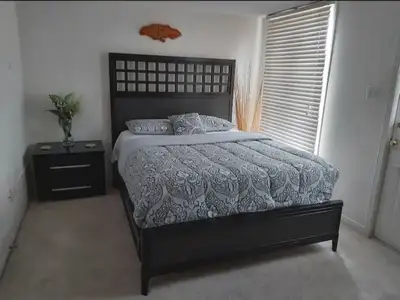 One private furnished luxury bedroom in Castlemore neighborhood of Brampton/Vaughan is available for...