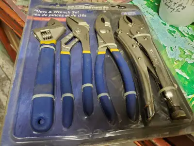 Mastercraft pliers and wrench set, View more
