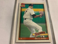 1991 Topps #65 Bruce Hurst San Diego Padres Baseball Card NM -MT