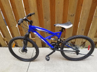 24 inch tire bike - blue - purchase or rent