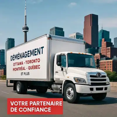 Nous offrons un service de déménagement avec un camion de 26 pieds. Contactez nous pour avoir une es...