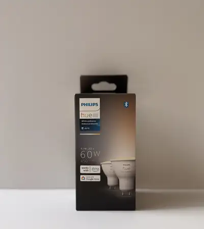 Philips Hue White Ambiance GU10 Smart Spotlight 2-pack, View more