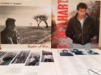 COREY HART - BOY IN THE BOX - FIELDS OF FIRE - LP'S 