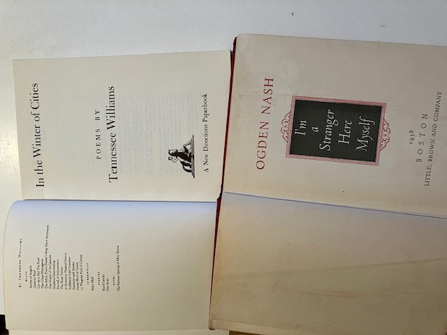 Rare Books: Ogden Nash/Tennessee Williams dans Autre  à Ville de Montréal - Image 4