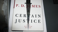 FIVE P.D. JAMES MYSTERY BOOKS