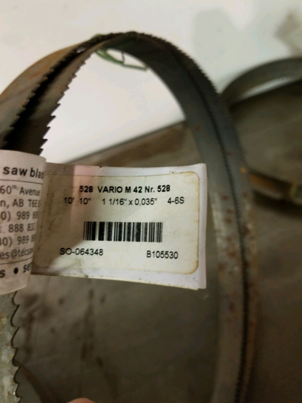 Four 1 1/16" wide bandsaw blades in Power Tools in Hamilton - Image 2