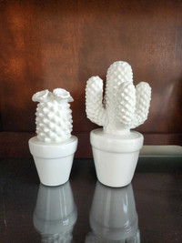 Ceramic cactus decor 