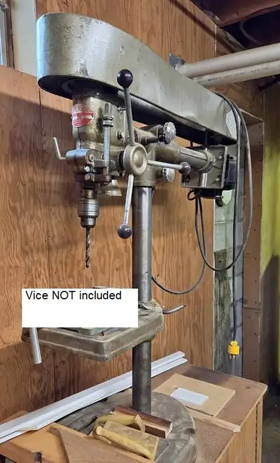 Vintage 1974 SPRUNGER #RD33 Precision Radial Drill Press, View more