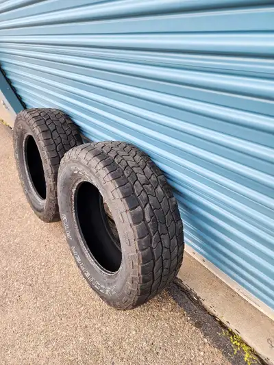 2 Cooper Discoverer AT3 LT275/65R18 All Weather Tires Load Range E About 70% Tread Asking $150