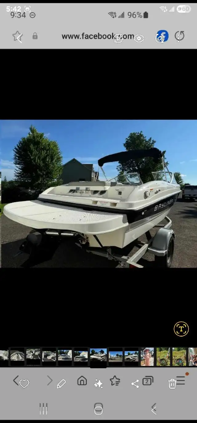 bayliner boat in Powerboats & Motorboats in Saint John - Image 7