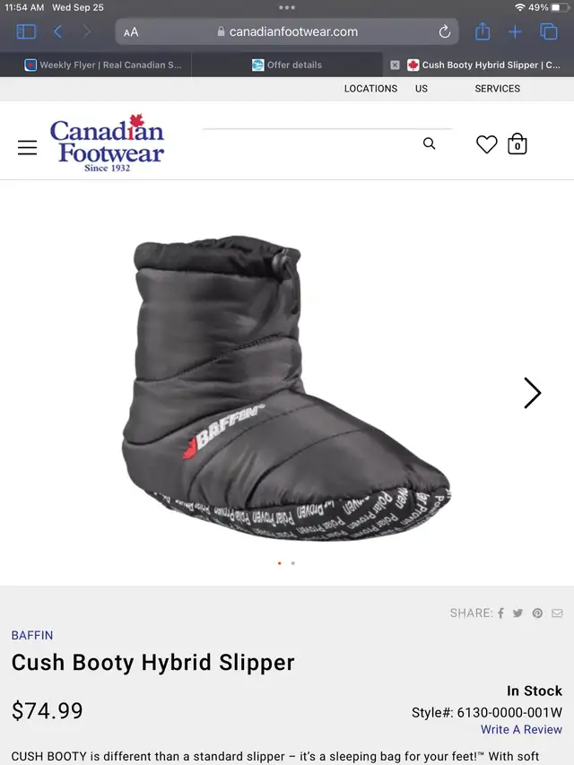 CUSH Booty Slipper64840238663937123