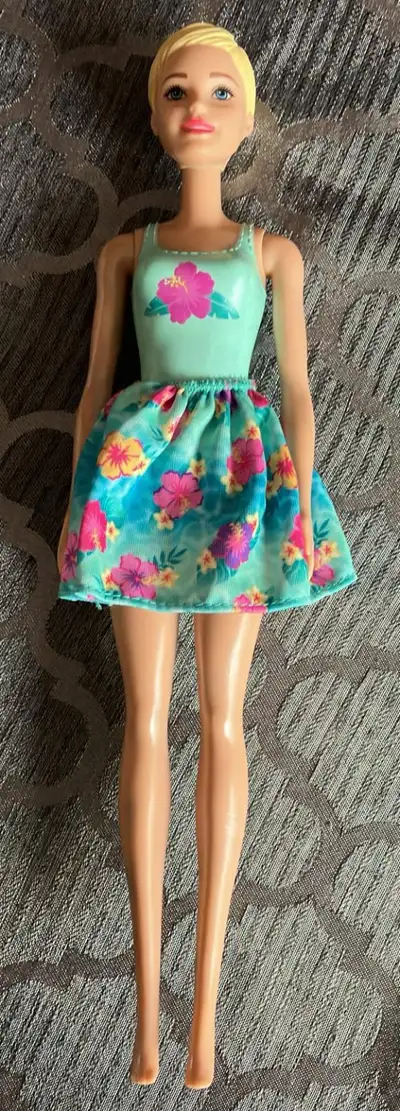 Barbie Color Reveal Slumber Fun Party Summer Doll Flowers Skirt, View more