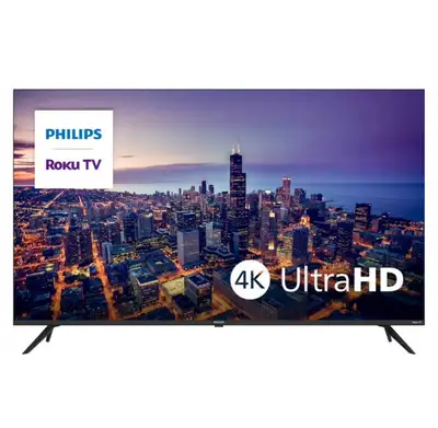 Philips 50" 4K UHD LED RokuSmart TV, View more