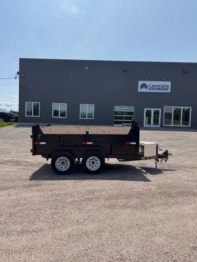 SALE 5’x10’ Series-Dump Steel/Aluminum-Steel Dexter Axles-2x3500 Wheels-15” Galvanized Dry weight LB...