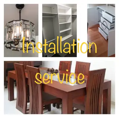 Installation services Assembly furniture, Minor electric, Lighting Closet, wall unit, IKEA products...