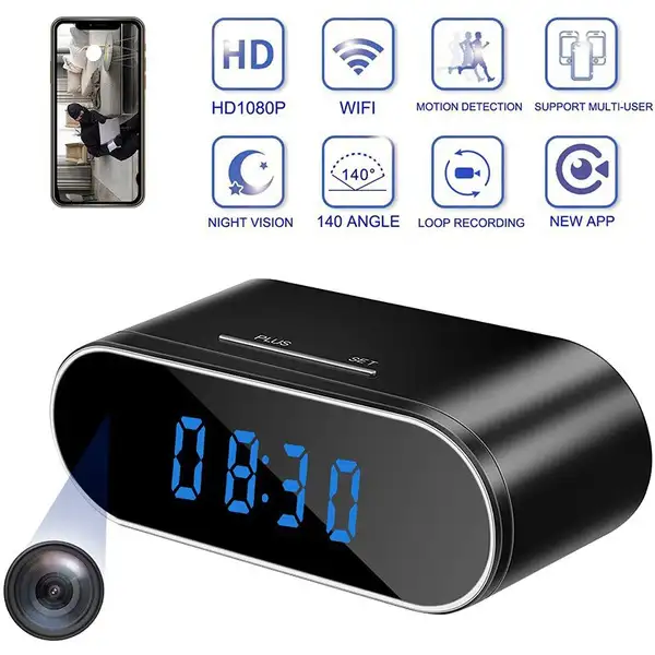 Alarm Clock with Hidden Camera (Sale Price $50.) in General Electronics in Oshawa / Durham Region - Image 4
