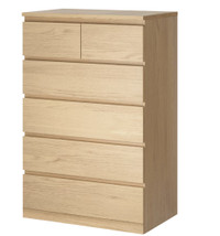 Chance-  2 Malm Commodes bureau IKEA