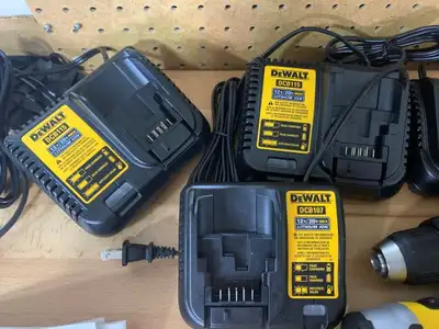 BRAND NEW/As New DEWALT CHARGERS UP TO 6AH $35-$250, View more