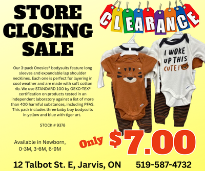 CLEARANCE! 3-Piece Baby Boys Tiger Onesies® Bodysuits and Pants, View more