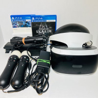 PlayStation VR Bundle w Skyrim Barley Used! Fantastic Condition