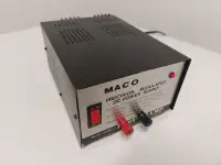 Maco 13.8 volt 12 amp DC power supply Ham Radio CB Radio