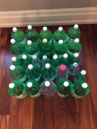 100 Empty Pop Bottles for Crafts or Storage