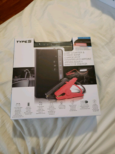 Hi there; selling a bnib fs type s jump starter that includes a power bank for $60.00 firm. This ite...