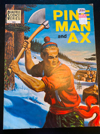 Saalfield Science Series Pine Man and Ax - Vintage book  1962